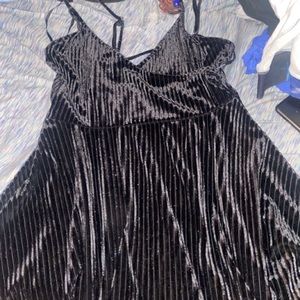 Soft black Flowey dress